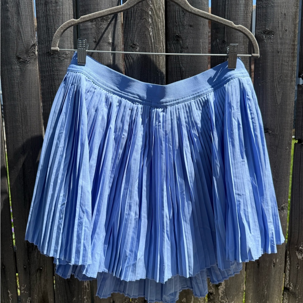 Blue Pleated Tennis Skirt, size XL